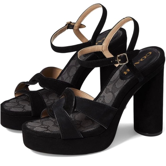 Coach Shoes Coach Womens Talina Platform Dress Sandals Size 5